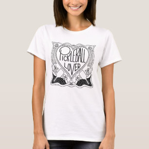 Pickleball Lover T-shirt geïllustreerd - Deb Jeff