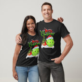 Pickleball Lover Xmas Decoraties Santa Pickleball T-shirt (Unisex)