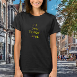 Pickleball Lover's Dream: Cadeaus voor haar geel T-shirt