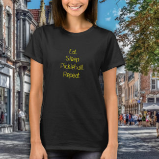 Pickleball Lover's Dream: Cadeaus voor haar geel T-shirt