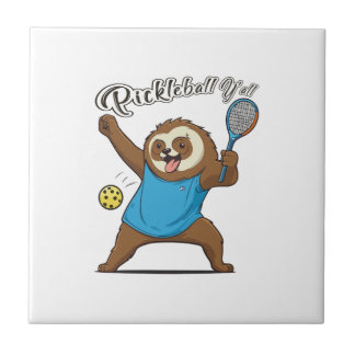 Pickleball Luiaard T- Pickleball Jullie Tegeltje