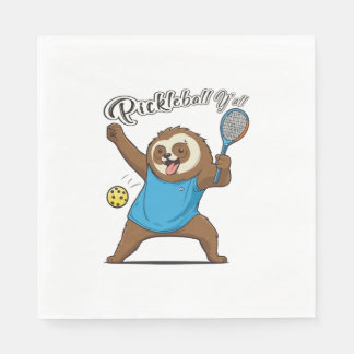 Pickleball Luiaard T- Pickleball Y'all Servet