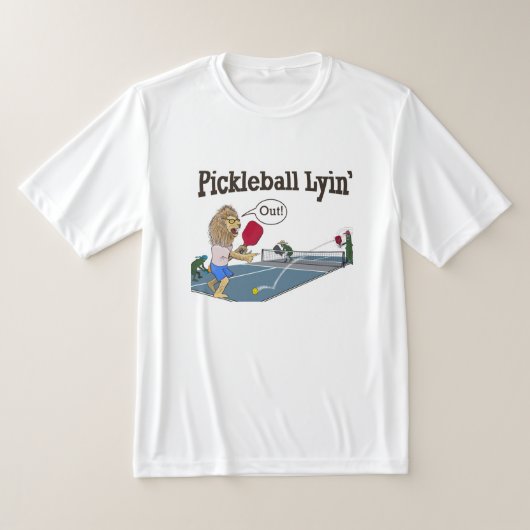 Pickleball Lyin’ Lion T-shirt (Laagn)