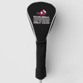 Pickleball maakt pensioen weer leuk golfheadcover (Voorkant)
