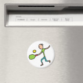 Pickleball Magneet (Insitu (Vaatwasser))