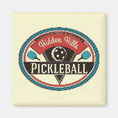 Pickleball Magnet - ontwerp (Voorkant)