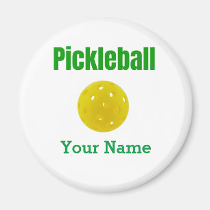 Pickleball Magnet op maat van Jouw naam