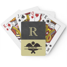 Pickleball-man met eigen monogram en naam     