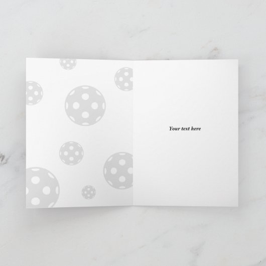 Pickleball mania Birthday-kaart voor spelers en ve Kaart (Binnen)