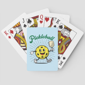 PICKLEBALL MASCOT beroemd gemaakt door PickleballP Pokerkaarten