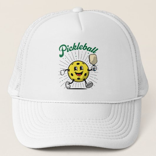 PICKLEBALL MASCOTTE TRUCKER PET (Voorkant)