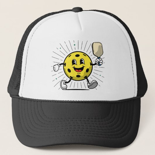 PICKLEBALL MASCOTTE TRUCKER PET (Voorkant)