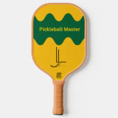 Pickleball Master Retro Wave Paddle (Achterkant)