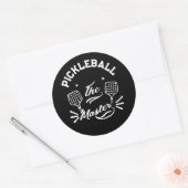 Pickleball Master Ronde Sticker (Envelop)