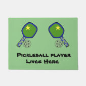 Pickleball mat tapijt deur welkom (Voorkant)