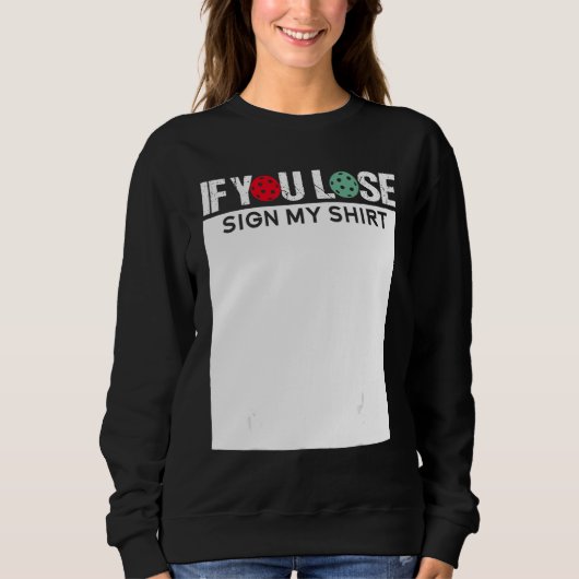 Pickleball Match Day Pickleball Old And Young Play Trui (Voorkant)