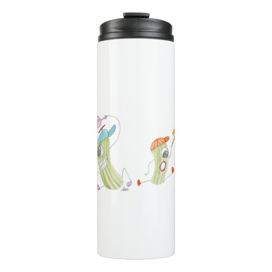 Pickleball Match Thermosbeker (Voorkant)