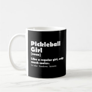 Pickleball Meisje Grappige Definitie Pickle Bal Koffiemok