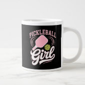 Pickleball Meisje Speler Grote Koffiekop (Rechts)