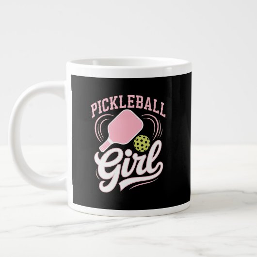 Pickleball Meisje Speler Grote Koffiekop (Links)