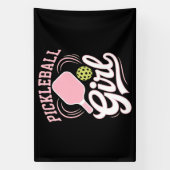 Pickleball Meisje Speler Spandoek (Verticaal)