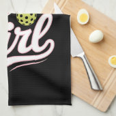 Pickleball Meisje Speler Theedoek (Quarter Fold)