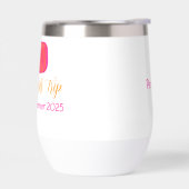 Pickleball Meisjes Trip Roze Sinaasappel Custom (Links)