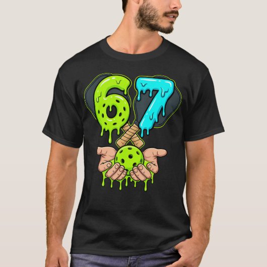 Pickleball Meme Dink Hard Blijf Uit De T-shirt (Voorkant)