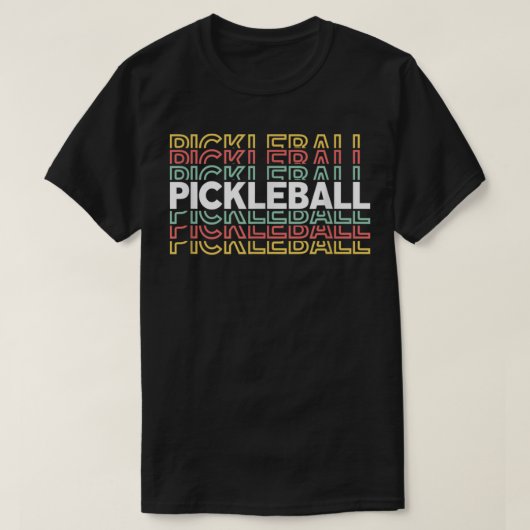 Pickleball Men & Women Pickler Player 747 T-shirt (Design voorkant)