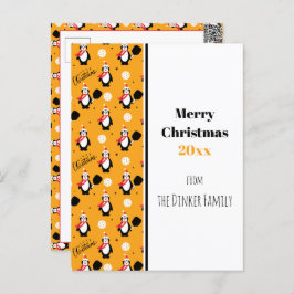 🐧 Pickleball Merry 🎁 Briefkaart