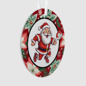 Pickleball Merry kerst Ornament (voorkant)