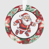 Pickleball Merry kerst Ornament (voorkant)