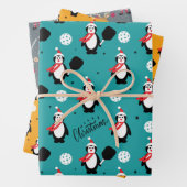  Pickleball 🎄 Merry-kerstaking  Inpakpapier Vel (In situ)