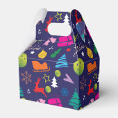 Pickleball 🎄 Merry Kerstmis, aangepaste tekst Bedankdoosjes (Achterkant)