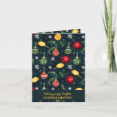 Pickleball 🎄 Merry Kerstmis, aangepaste tekst Feestdagen Kaart (Voorkant)