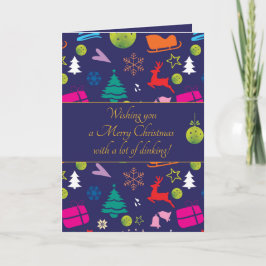 Pickleball 🎄 Merry Kerstmis, aangepaste tekst Kaa Kaart