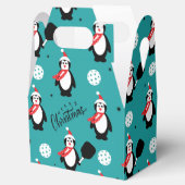 🐧 Pickleball Merry Kerstmis 🎁 Favor Box Bedankdoosjes (Geopend)