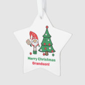 🧑 ‍ 🎄 Pickleball Merry Kerststar Ornament (voorkant)