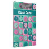 Pickleball met aangepaste tekst [voor/achter] klembord (Rechts)