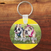 Pickleball met foto's sleutelhanger (Voorkant)