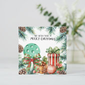 Pickleball met kerst Lijst Feestdagenkaart (Staand voorkant)