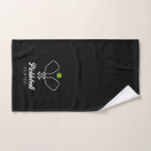 Pickleball met peddels & bal gepersonaliseerd handdoek (Handdoek)