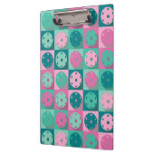 Pickleball (mijngroen en roze) klembord (Links)