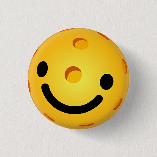 Pickleball Mini Button Face (Voorkant)