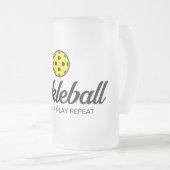 Pickleball-minnaar-glazen bier-cadeau voor vriende matglas bierpul (Voorkant rechts)