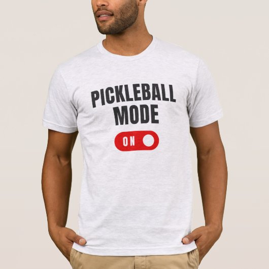 Pickleball Mode on Pickleball Shirt voor mannen (Voorkant)