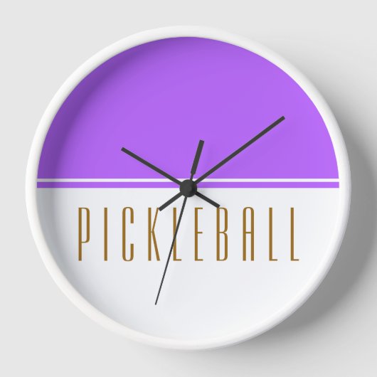 PICKLEBALL Modern licht Paarse witte kleur blok (Voorkant)