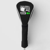 Pickleball-modus ingeschakeld golfheadcover (Voorkant)
