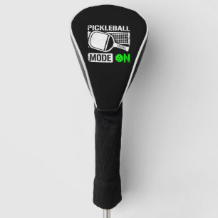 Pickleball-modus ingeschakeld golfheadcover