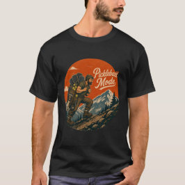 Pickleball Modus Vintage Sport Avontuur T-shirt